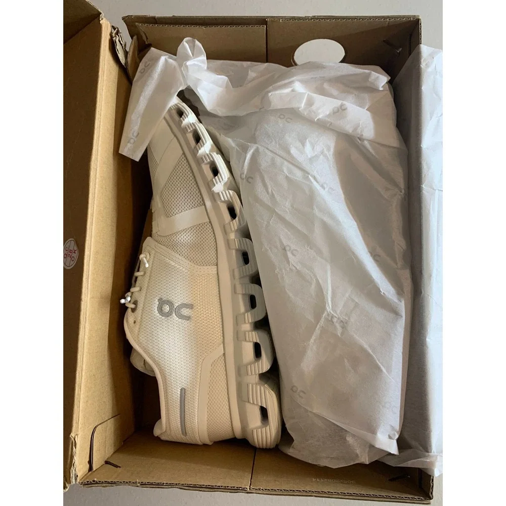 On Cloud 6 Womens Running Shoes White White 3WF10061200 US 8 EU 39 NEW - Picture 8 of 11
